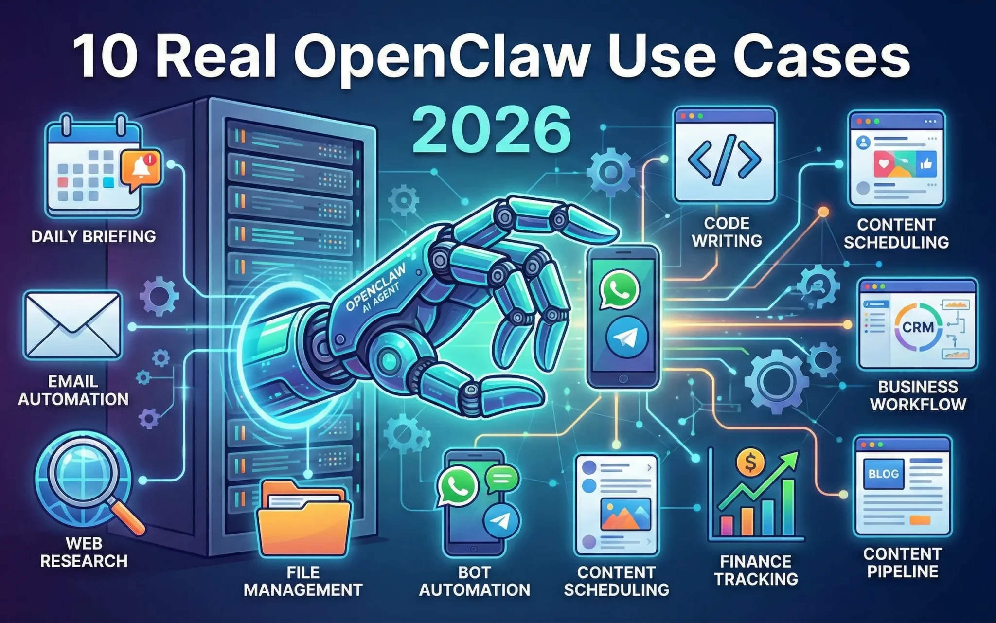 10 Real-World OpenClaw Use Cases Transforming Industries in 2026