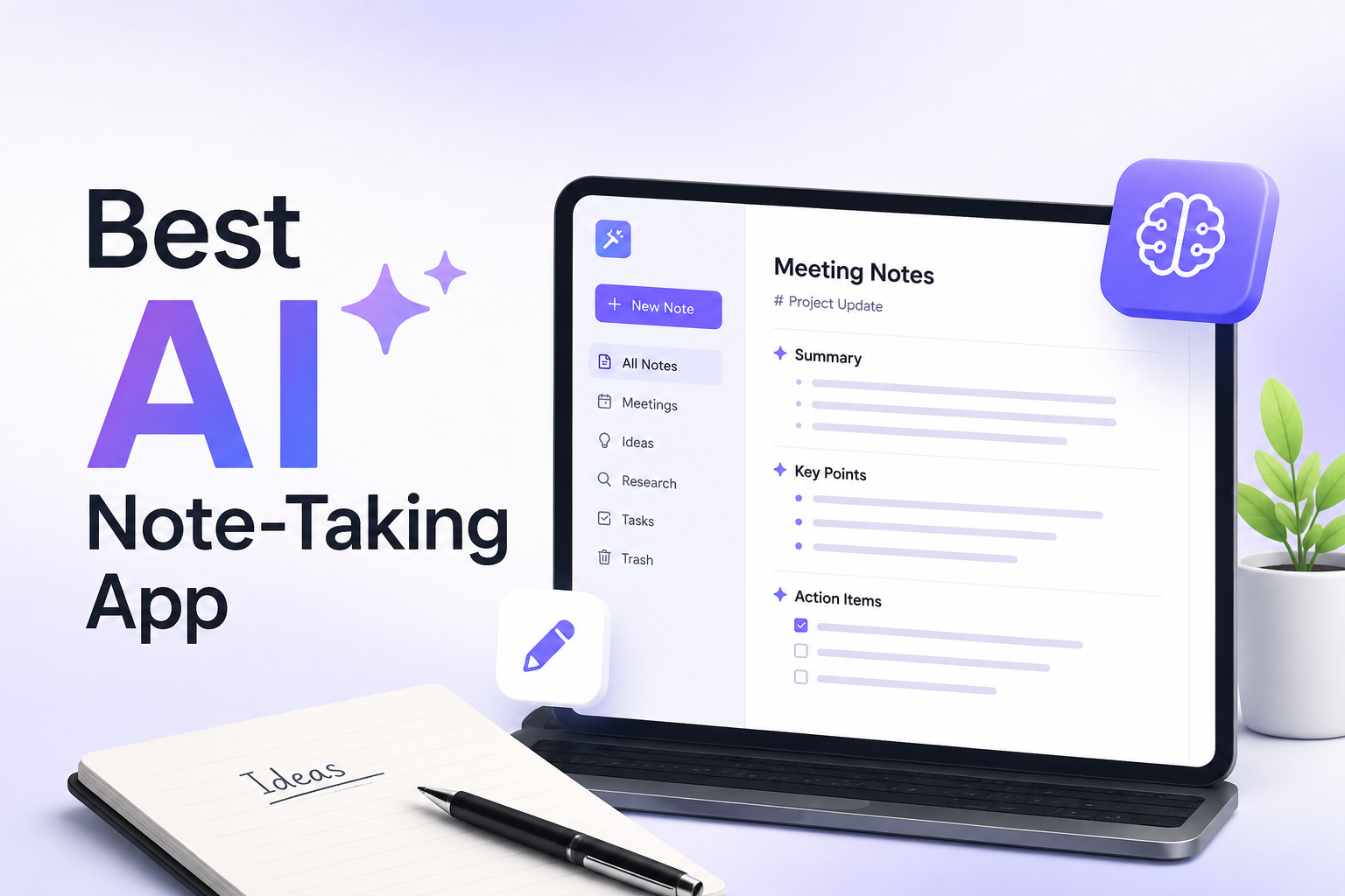 Best AI Note-Taking App in 2026: Meetings, Notes, and Follow-Ups